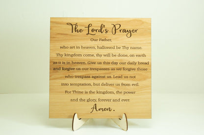 Lords Prayer Plaque - Happy's Gifts and Apparel