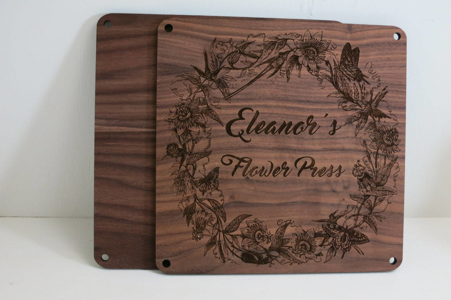 Personalized Wooden Flower Press - Happy's Gifts and Apparel