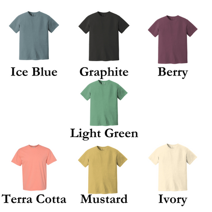 Custom Embroidered Comfort Color T-Shirt