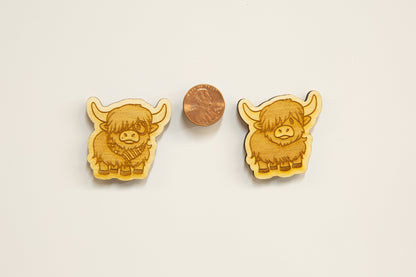 Adorable Highland Cow Magnets - Bring Rustic Charm to Your Fridge! - Happy's Gifts and Apparel