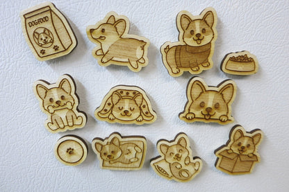 Cute Corgi Magnets - Happy's Gifts and Apparel