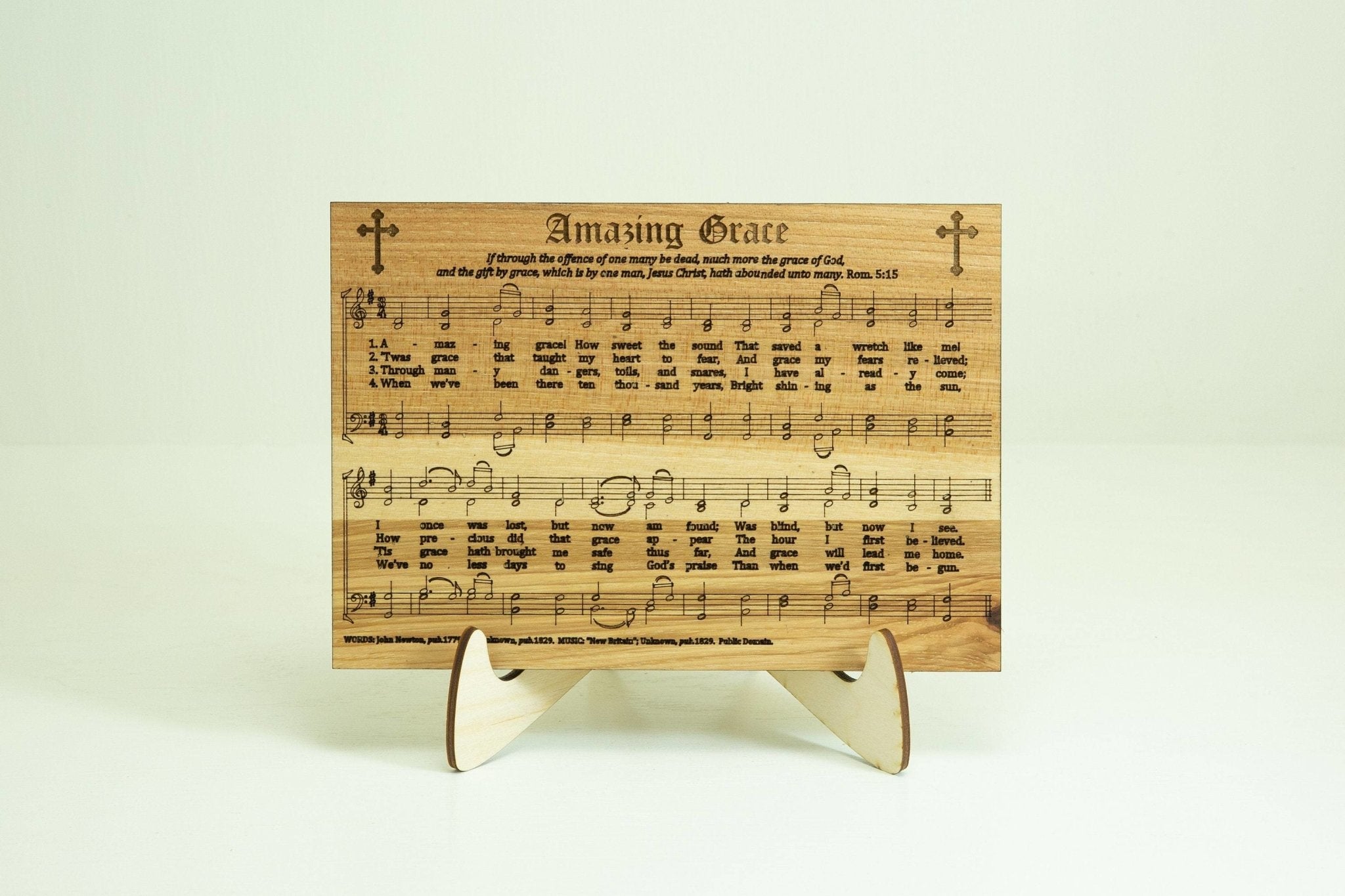 I Surrender All Wooden Wooden store Hymn Carving