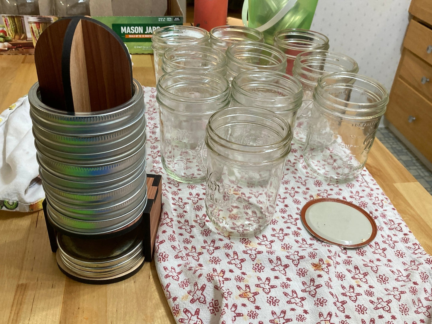 Mason Jar Rings and Lids Organizer - Happy's Gifts and Apparel