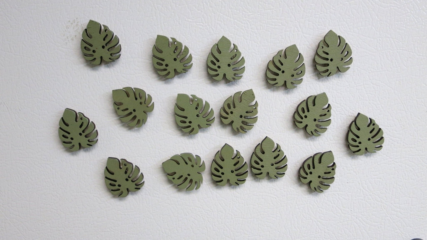 Monstera Leaf Magnets Set - Happy's Gifts and Apparel