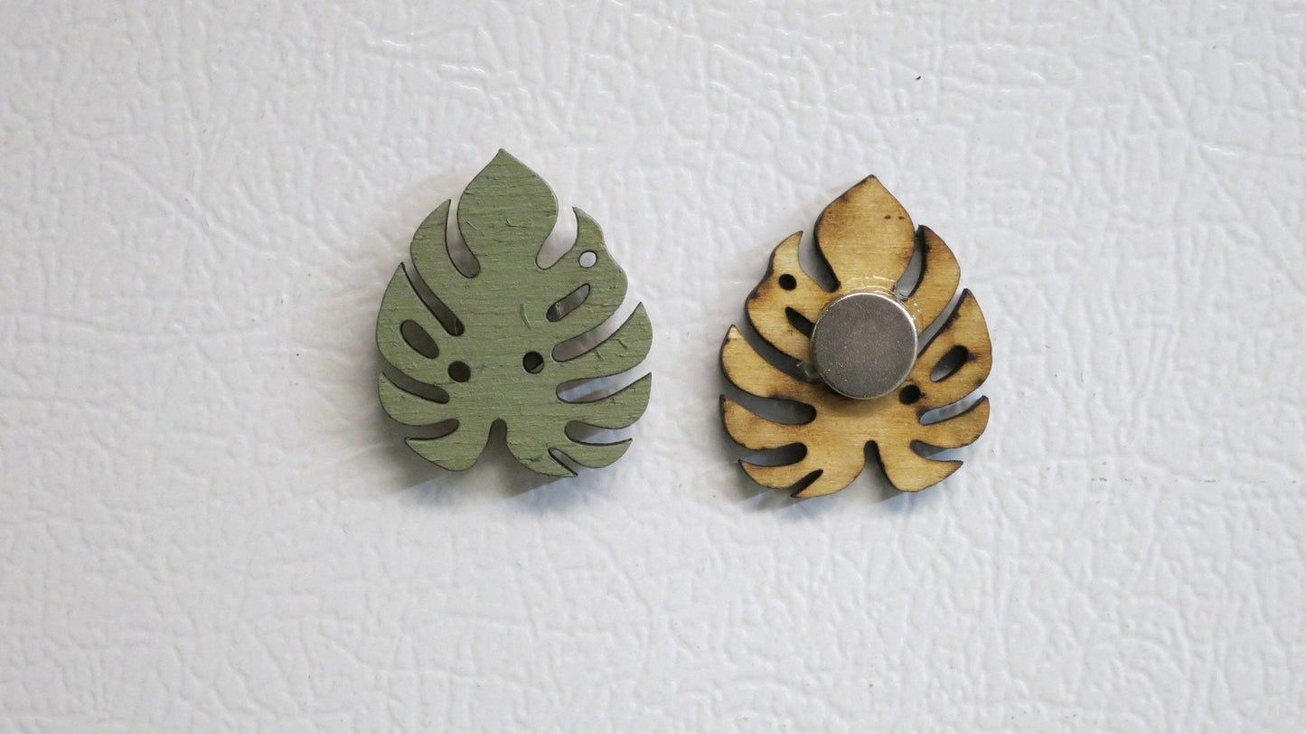 Monstera Leaf Magnets Set - Happy's Gifts and Apparel
