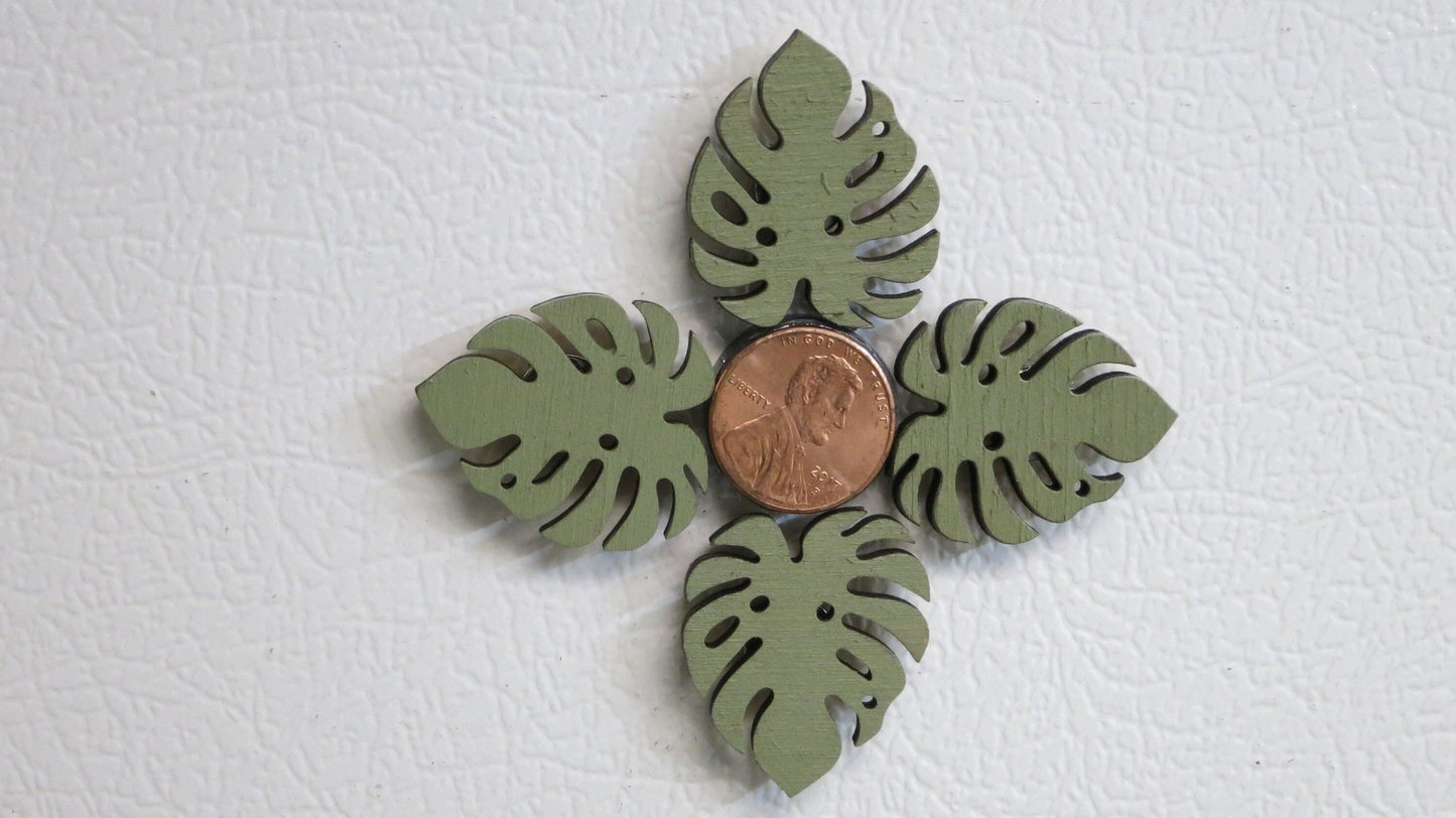 Monstera Leaf Magnets Set - Happy's Gifts and Apparel